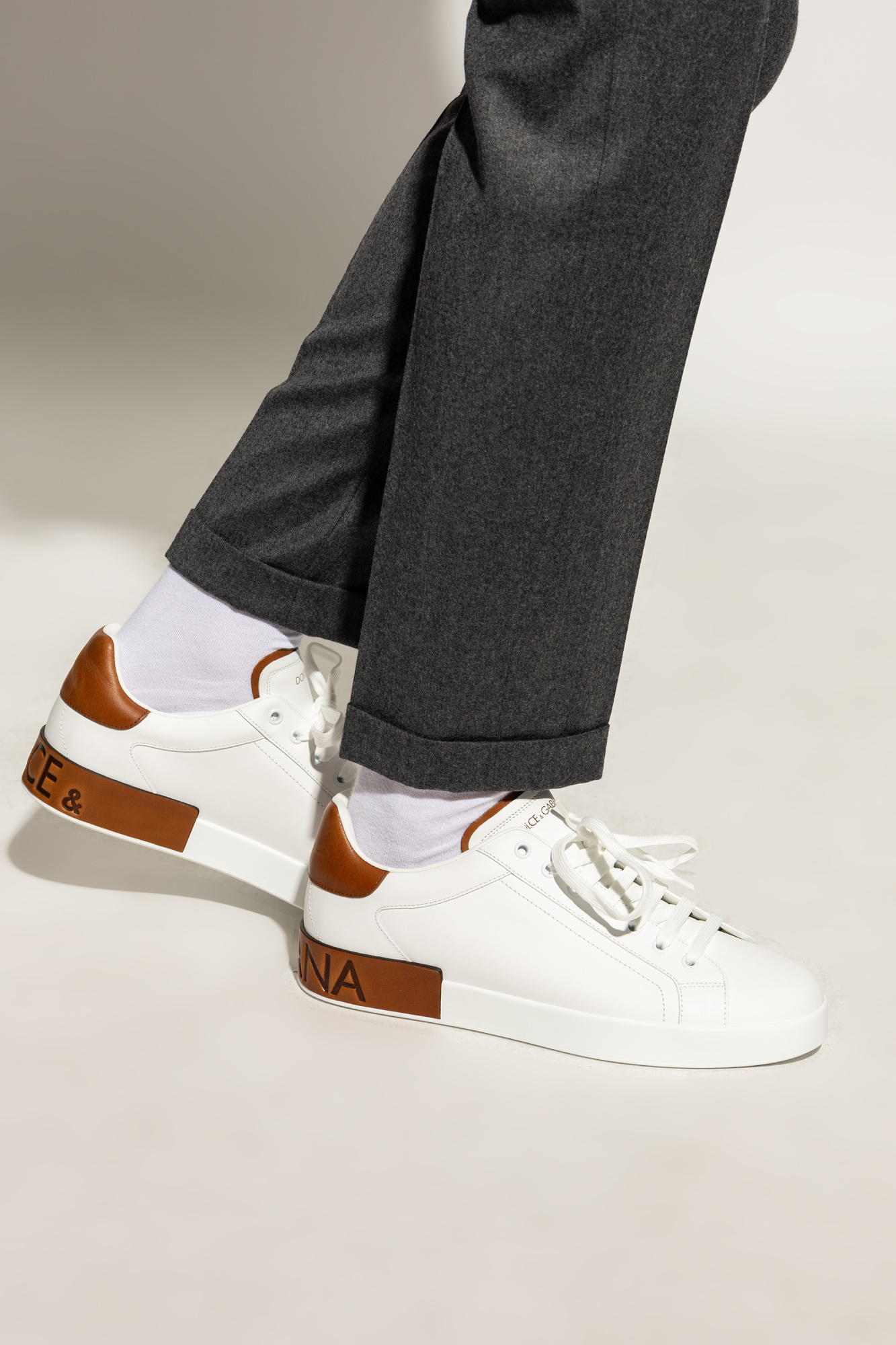 スニーカー Dolce & Gabbana SNEAKER (CS2278A9U73 8S537) Buy Dolce & Gabbana Portofino 'White Cuoio' - CS2278 A9U73
